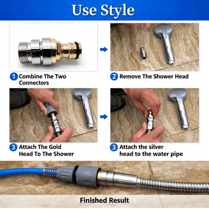 FetchMate™ Dog Shower Sprayer & Brush