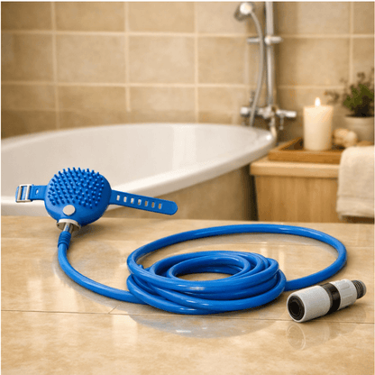 FetchMate™ Dog Shower Sprayer & Brush