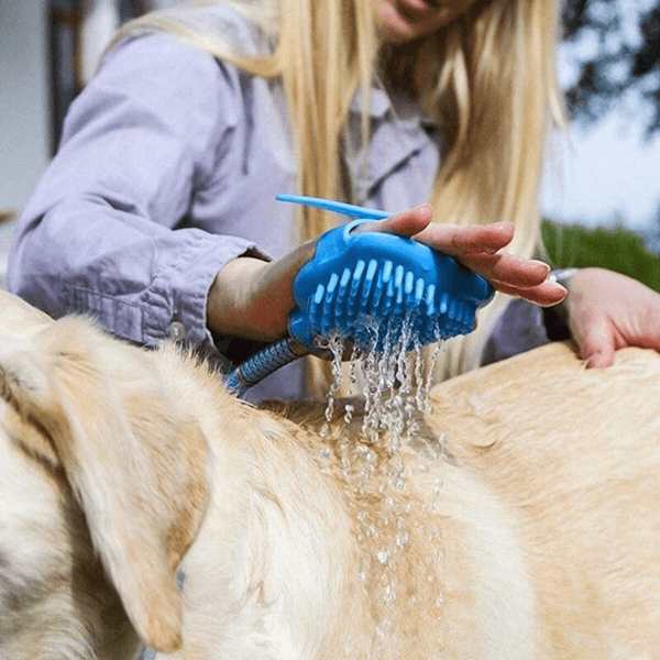 FetchMate™ Dog Shower Sprayer & Brush